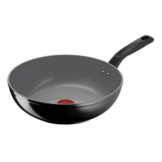 Lagostina Goccia Wok 28 cm, Rivestimento in Ceramica Antiaderente, Scorrevolezza Ottimale, Pulizia Facile, Ecologica, Thermo-Signal, Sicura, Compatibile con Induzione