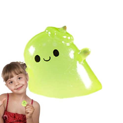 Genérico Figuras Pequeñas, Lindas Pequeñas Adornos Fantasmas de Halloween iluminados, Pequeña Silueta de Oficina de Terror