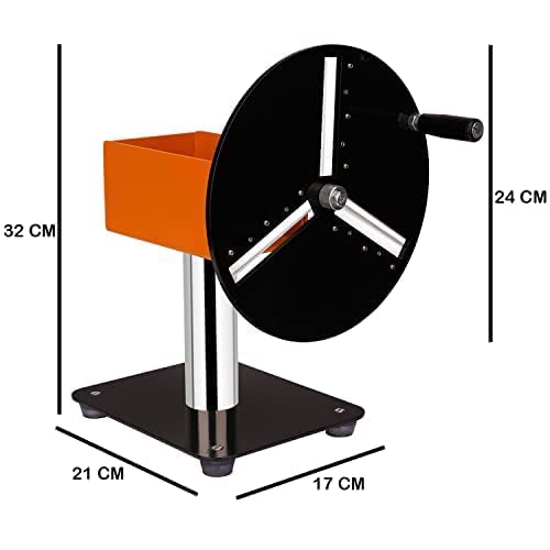 Image of Iron & Stainless Steel Potato Chips Maker & Veggies & Fruit Slicer /chippers Machine (3 Blade Potato Slicer)