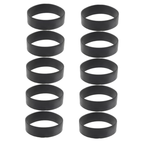 SUPVOX 10pcs Rubber Diving Weight Belt Rings Set Inner Diameter Harness Straps for Scuba Gear Accessories Durable and Comfortable Underwater for Divers and Snorkelers