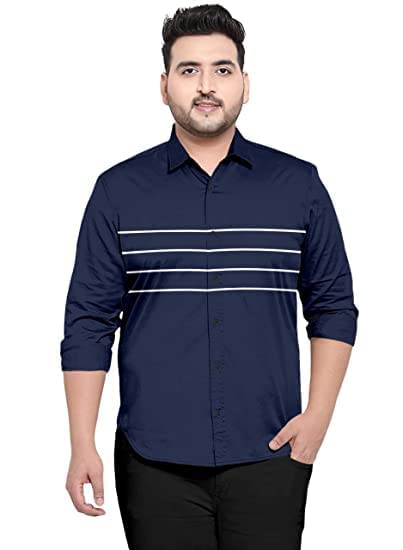 GenericMAHAVEER Creation Shop Cotton Full Sleeve Solid Regular Fit Latest Stylish Shirt for Men Style (Pack of 1)