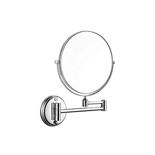 Viking 2-in-1 Wall Mounted Shaving & Makeup Mirror with Dia 200mm (8”)(1x & 3X Magnifying) - Polished CP Double Sided Mirror,Extendable Arm 360° Swivel Shaving Cosmetic Mirror, Dual Function Shaving-image-27
