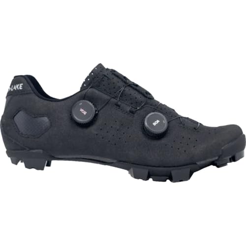 Lake Mx333 Cycling Shoe - Men's Black/Silver, 46.0