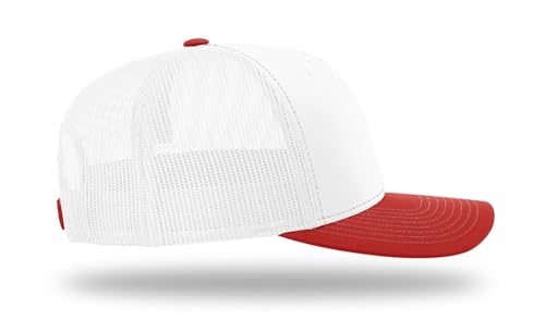 Image of Richardson 112 Trucker Hat - Premium Adjustable Snapback Hat - Structured Six Panel Richardson Blank Caps