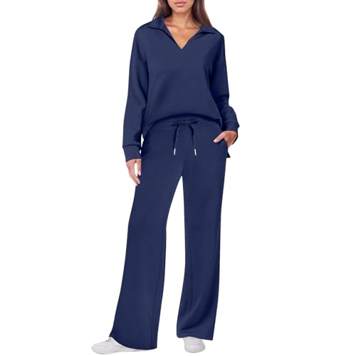 Yunshenla Survetement Femme Pantalon Survetement Femme Tenue Interieur Chaud Sportswear Loungewear Vêtements Pantalon Velours Sweatshirts Haut Manche Longue...