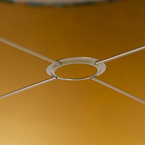Qazqa Modern Lampenschirm - Cilinder Velours - Grün, supports-e27, diameter 50 centimeter