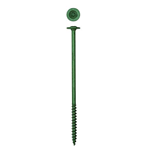 SPAX 5/16" x 6-3/4" Exterior Washer Head Structural Wood Lag Screws Powerlags Torx T-Star (250 EA) Bulk Pail Bit Included Heavy Duty Rust Resistant