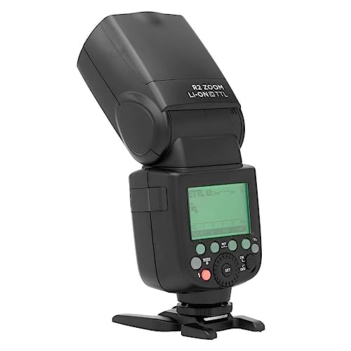 Flashpoint Zoom Li-On R2 Ttl On Camera Flash Speedlight For Sony, 2.4G 1/8000 Hss Wireless Flash Speedlite Photography W/1.5 Sec. Recycle Time, 11.1V 2000Mah Li-Ion Battery, 650 Full-Powerflashes #TOP6