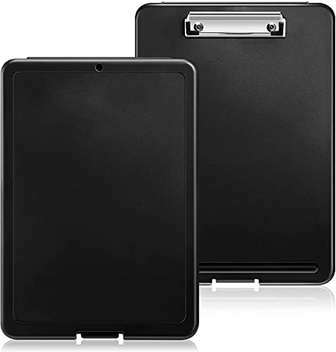 Image of oddpod Praise A4 Clip Pad /Clipboard with Storage Case for Paper and Document Storage 83002 (Black)