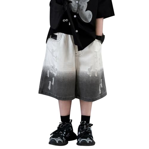 Jean cargo baggy pour garçons au style streetwear hip-hop des années 90
