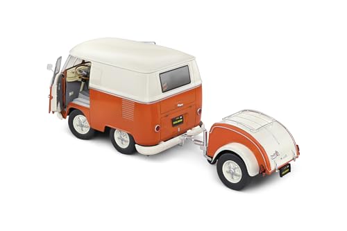 Solido 1:18 Cool Combi Orange & White 1950 miniatura 6