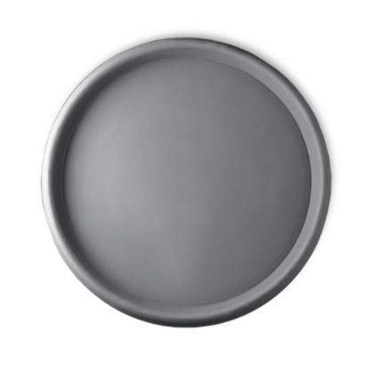 Crescent GardenUniversal Round Planter Saucer, Heavy Duty Drainage Dish for Plant Pots, Extra Large Plant Dishes Saucer, Indoor & Outdoor Plant Tray - Slate (23 inch Inner, 25.5 inch Outer Diameter)