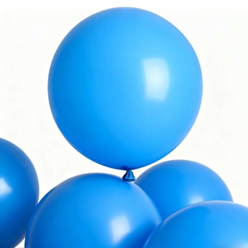 Image of 30 Pack Blue Balloons 36 Inch Blue Latex Large Balloons for Party Decorations and Events
