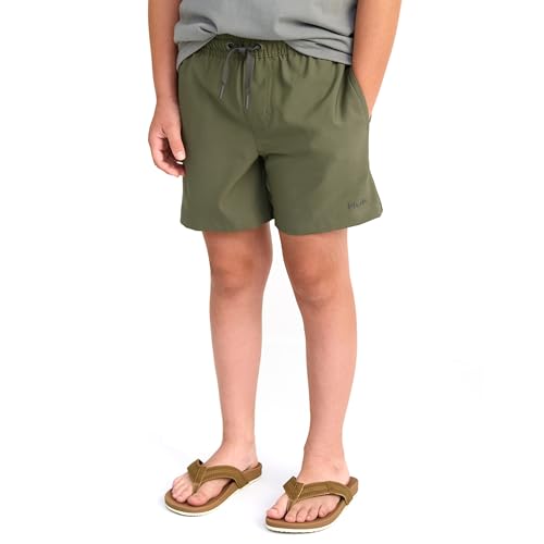 Image of HUK Girls' Pursuit Volley Short, Quick-Dry Fishing Shorts for Kids