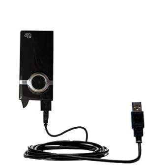 Gomadic Straight USB Data Sync Cable Compatible with Pure Digital Flip Video Mino with Charging Function with TipExchange