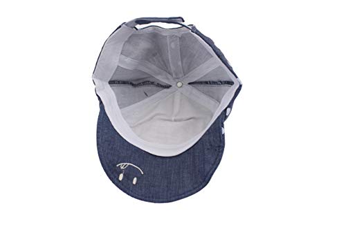 Cute Blue Toddler Hat, 6-24 Month Old Baby Sun Hat, Adjustable Baby Girl And Baby Boy Beach Summer Infant Hat, Unisex Kids Cap, Baby Pool Hat, Polka Dot Kid Snapback, Baseball Hat (Blue) #TOP1