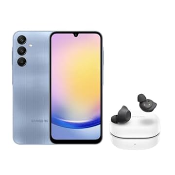 Samsung Combo Celular A25 5G (128GB) - Azul + Galaxy Buds FE - Grafite