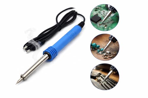 Image of Electric Soldering Iron 60W- 220V | Electric Welding Solder, Fast Heating Repair Tool with Hot Melt Feature | Ideal for Electronics, PCB, DIY Projects & Home Repairs