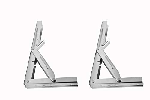 Suporte de mesa de aço inoxidável para barco Marine City – Braço de liberação curta, G: 30 cm, carga