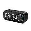 DaMohony Wekker aan het bed met Bluetooth-luidspreker USB Oplaadbaar Dual Alarm Dimbaar LED Display