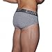 C-IN2 Men's Core Lo No Show Profile Brief, Grey Heather, Small