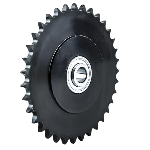 Jeremywell #40 Roller Chain Idler Sprocket, 48 Tooth, 5/8" Bore, Hardened Steel