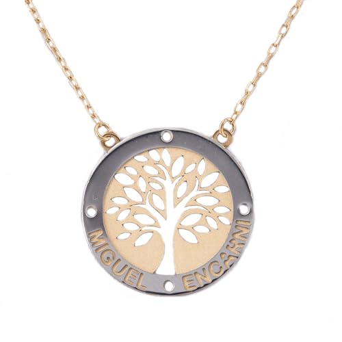Collana con albero della vita, personalizzabile