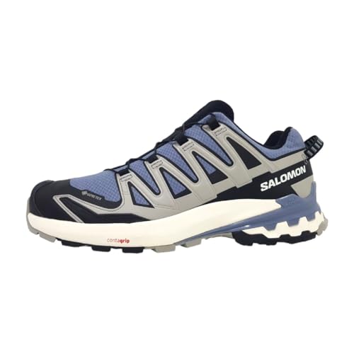 Salomon Zapatillas de Senderismo XA Pro 3D V9 GTX para Hombre, Azul, 46 EU
