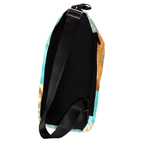 Sac à dos à bandoulière multicolore au design marin ergonomique