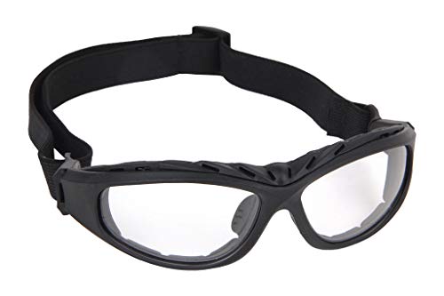 Cofan Gafas de seguridad acolchadas | Protección 4 en 1 | Lentes con recubrimiento duro