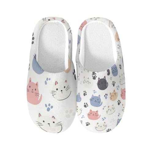 Chaussons pour chat anti-glisse en coton pour pieds sensibles 3XL