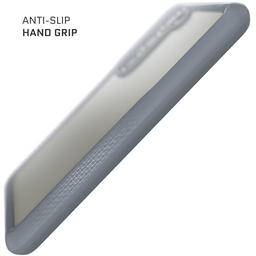 Image of Ghostek Covert Samsung Galaxy S23 Clear Case with Military Grade Shockproof Protection, Non-Slip Grip, Protective Silicone Phone Cover Designed for 2023 Galaxy S23 (6.1 inch) (Gray)