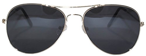 Image of OWL Aviator Pilot Sunglasses for Women and Men Size Medium Gold, Black, Silver, Bronze, Colorful Metal Frame