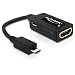 Produktbild Delock Adapter MHL Stecker an High Speed HDMI Buchse + USB micro-B Buchse