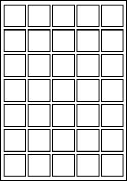 LABELS4U 25 Sheets of A4 Labels 35 Labels Per Sheet QR Size 35x35mm