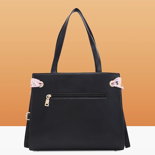 Image of Caprese Chenelle Satchel for Women (Large, Black)