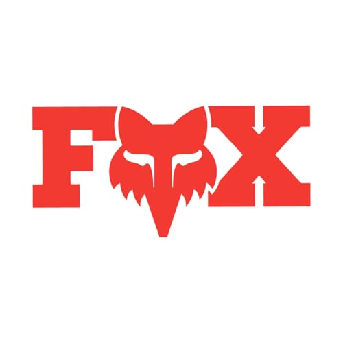 Image of Fox Racing F Head X 7" Sticker, Red, One Size