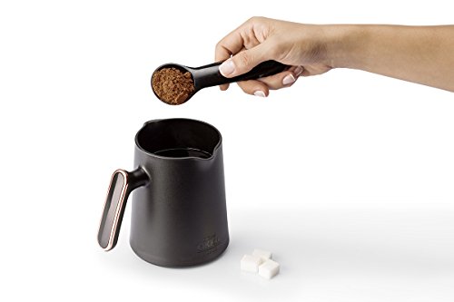 Arzum OK004-K Turkish Coffee Machine, Plastic, 480 W,0.3 liters, Black/Chrome