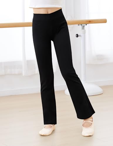 Girl's Leggings High Waisted Flare Leggings Pants2