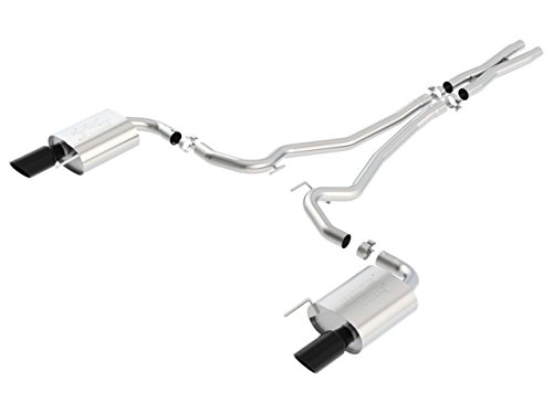 BORLA 140591BC Cat-Back Performance Exhaust System for 2015-2017 Ford Mustang GT/GT Convertible 5.0L V8 Automatic/Manual Transmission.