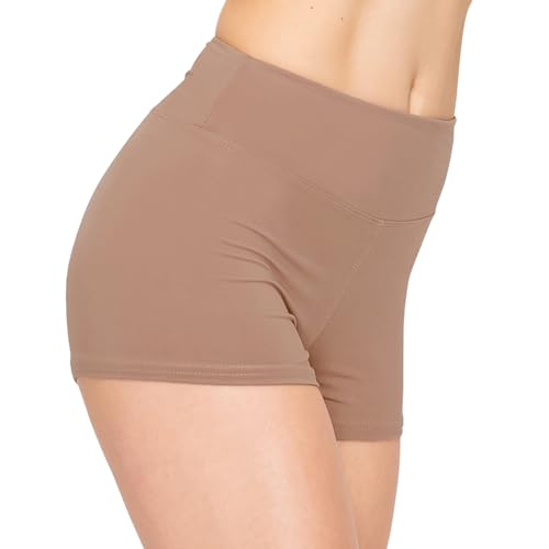 Image of ALWAYS Yoga Shorts for Women - High Waisted Workout Biker Shorts for Yoga, Running & Under Dress Anti-Chafing Comfort