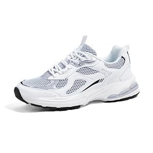 LUCKY STEP Women’s Platform Chunky Fashion Sneakers Mesh Casual Running Tennis Workout Sport Work Trendy Athletic Walking Shoes