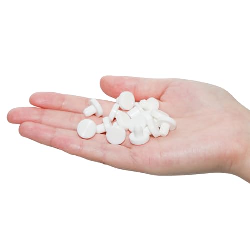 Image of 30 PCS Silicone Rubber Plug,White Hole Plug,Waterproof Plug Tube Plugs Hole Plug,Flexible Hole Plug Cover Fit for 0.24 inch /6mm