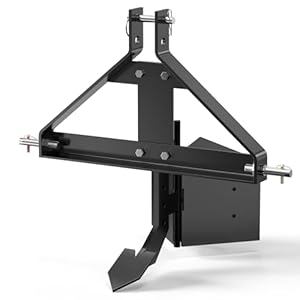 Garvee Middle Buster For Category 1, Heavy Duty Middle Buster Plow 3 Point Hitch Tractors Steel Furrowing Plow, Mechanical Plowing(Include 1 Ditch Blade,2Pices Plow Blade) 1 3138zdhhjgl. sl500 . ss300