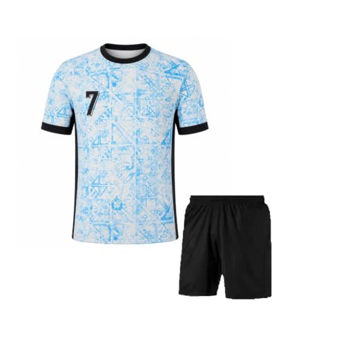 Image of Portugal Jersey Ronaldo 7 Jersey with Shorts for (Kids,Boys,Men)