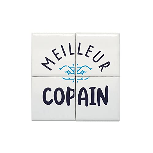 Meilleur Copain Fils Amitié Carreaux Céramique Décoratif pour un Souvenir Durable