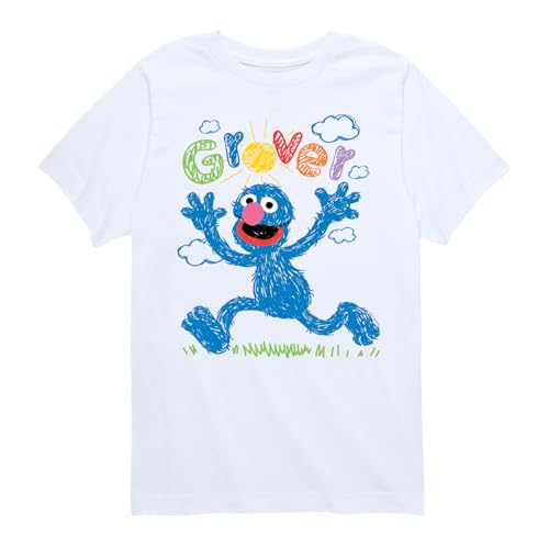 Sesame Street - Grover - Toddler and Youth Short Sleeve Graphic T-Shirt