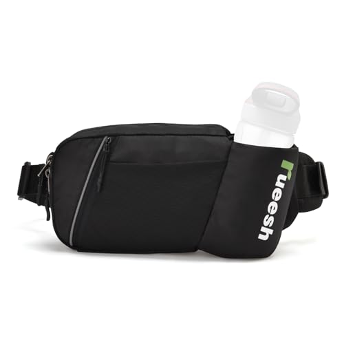 Rueesh Hiking Waist Bag with Water Bottle Holder,Water Bottle Belt for Men Women for...