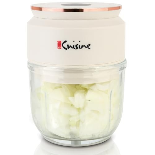 Euro Cuisine Mini Cordless/Rechargeable Chopper with USB Cord & G...