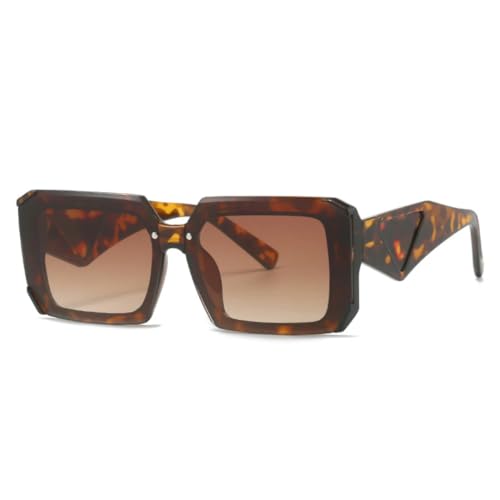 Lunettes de soleil classiques de luxe au motif léopard pour l'été
